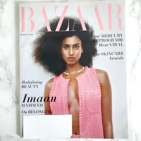 Harper Bazaar's The Beauty Issue Imaan Hammam May 2022 - Picture 1 of 5